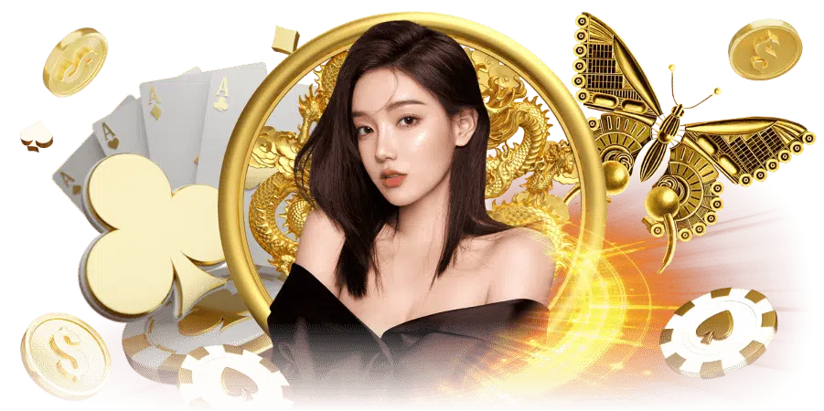 ภาพแบนเนอร์ AUTOBG168 คาสิโนเว็บตรง สล็อต บาคาร่า ดีไซน์หรูสีทอง พร้อมไพ่ เหรียญทอง และเอฟเฟกต์พรีเมียม รองรับมือถือ autobg168